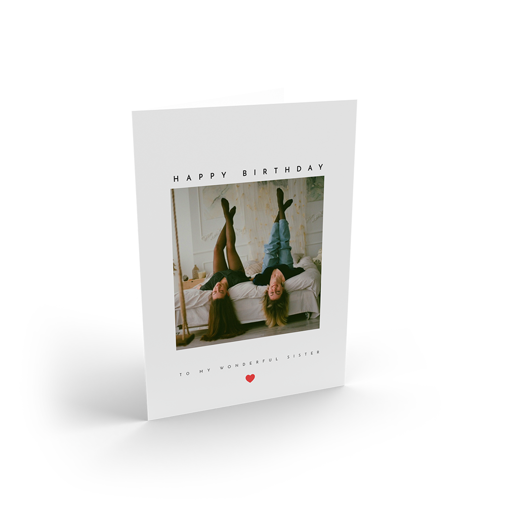 Single Heart Birthday Portrait