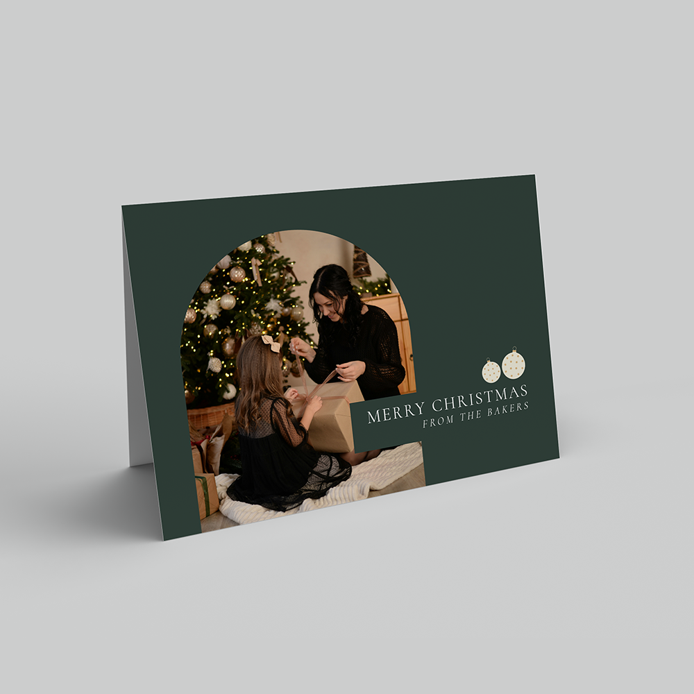 Green Arch Christmas Landscape