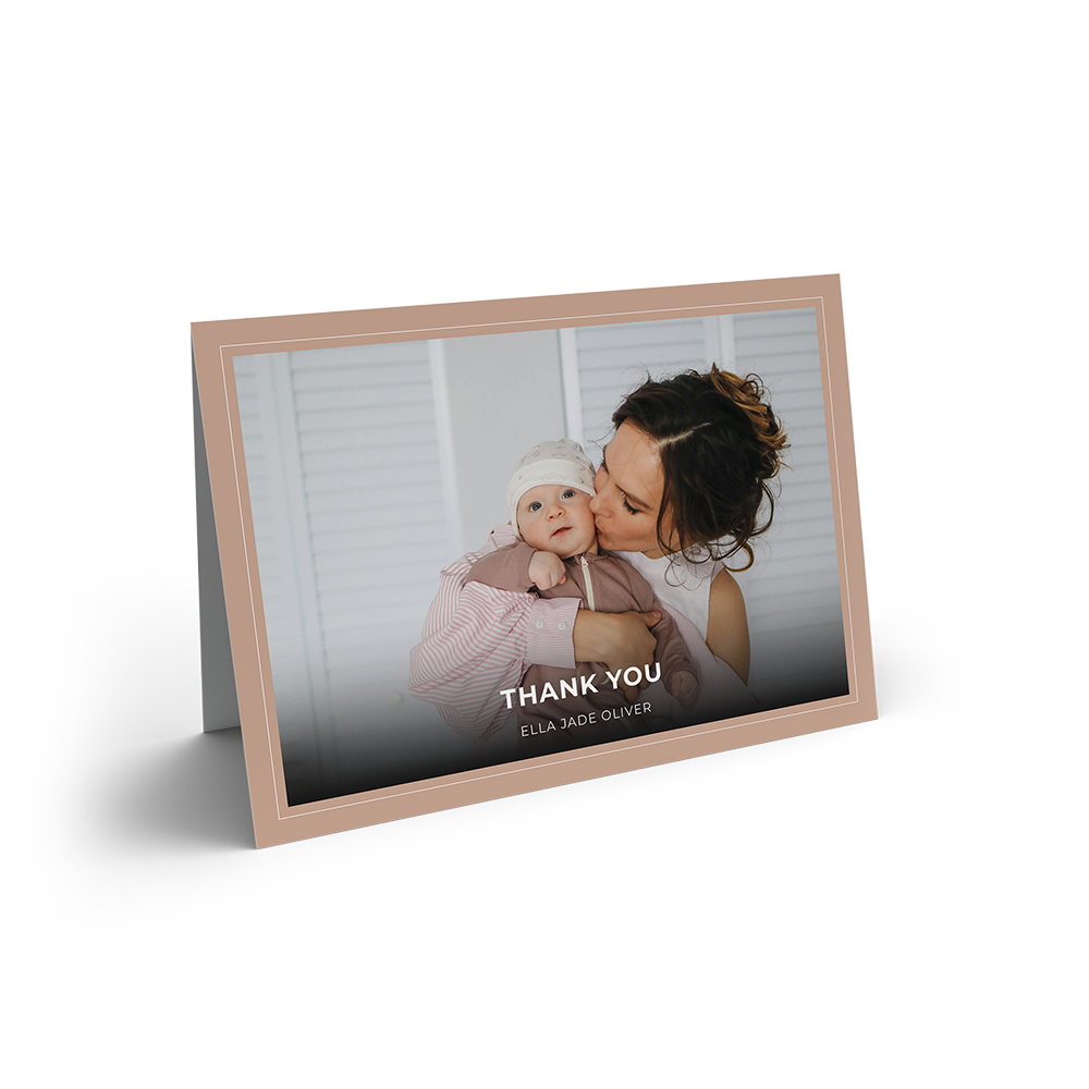 Pink Frame Thank You Landscape