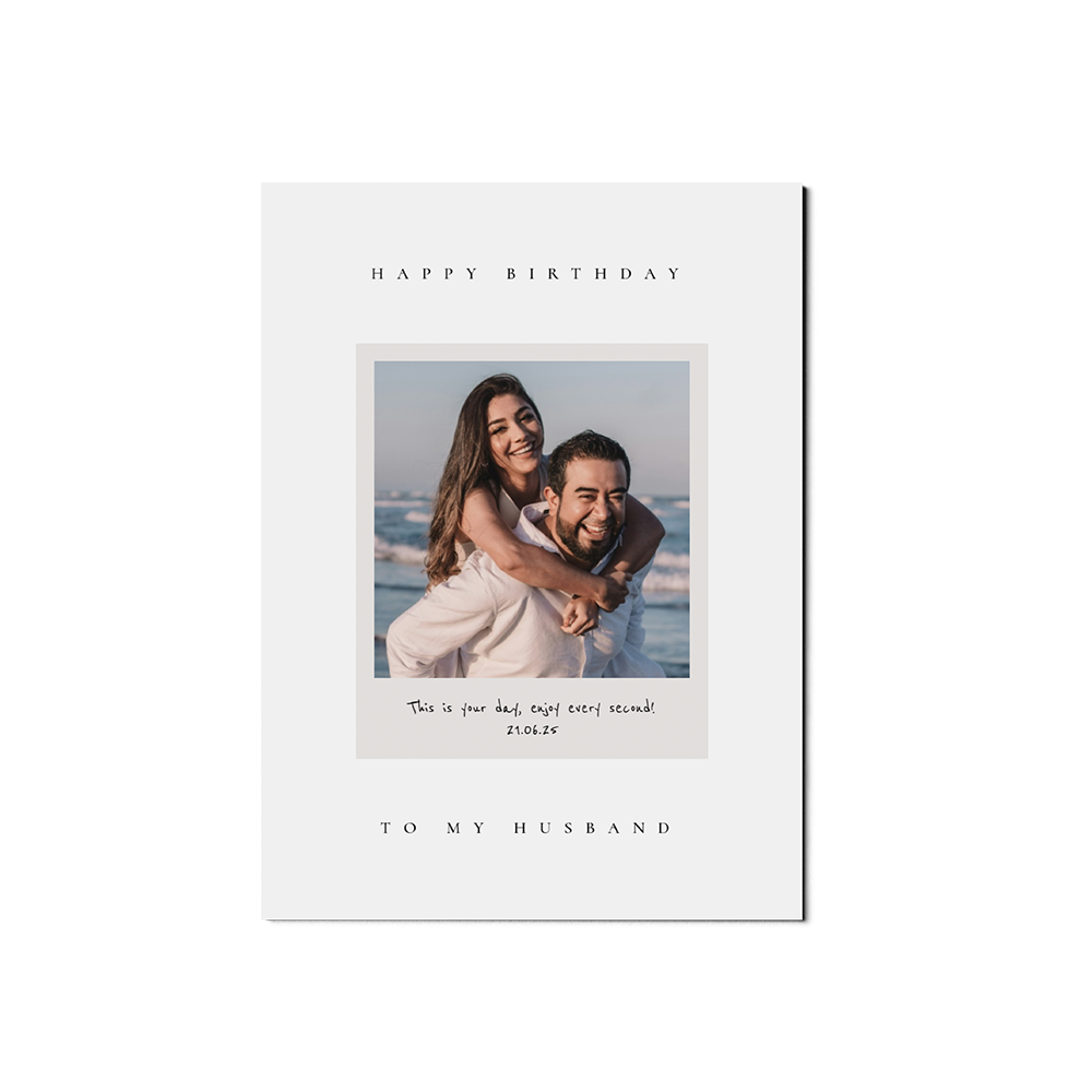 Retro Print Birthday Portrait