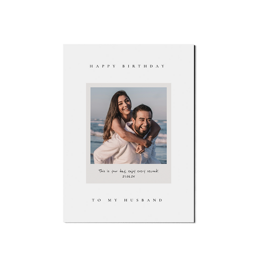 Retro Print Birthday Portrait