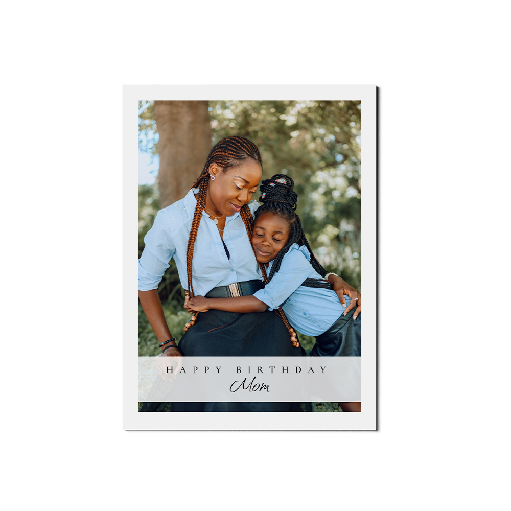 Modern Banner Birthday Portrait