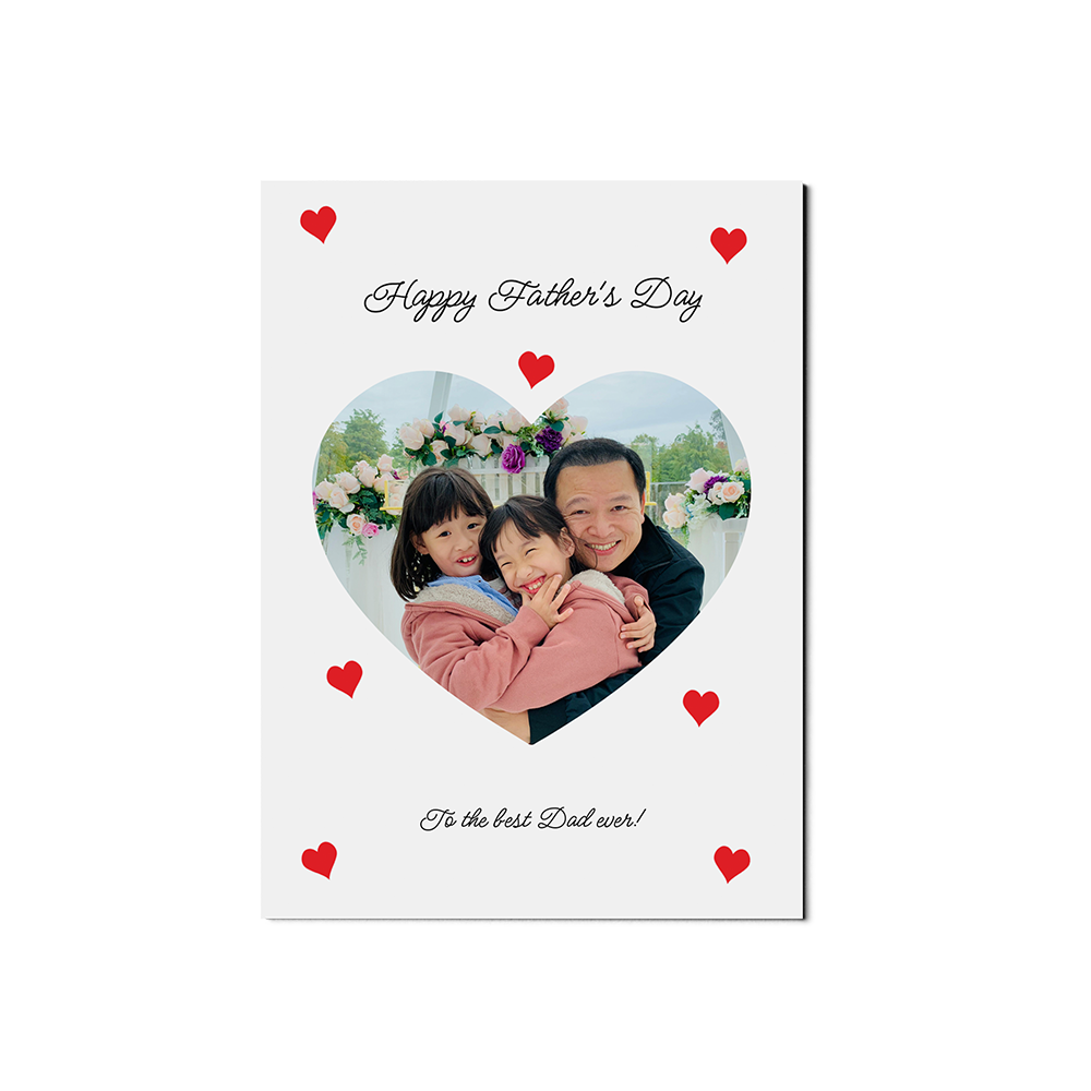 Little Hearts Fathers Day Portrait