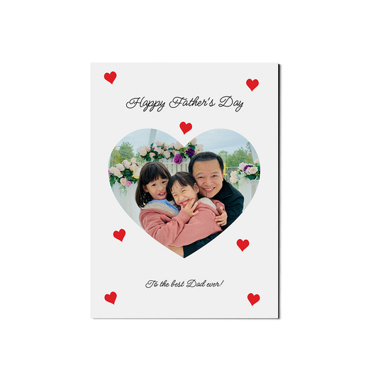 Little Hearts Fathers Day Portrait