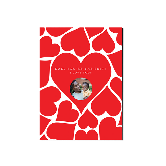 Hearts Fathers Day Portrait