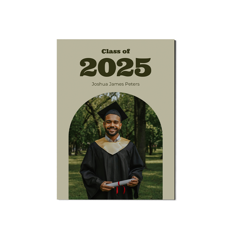 Olive Arch Senior Announcement Portrait