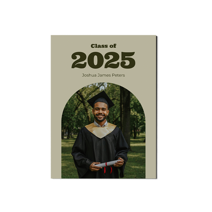 Olive Arch Senior Announcement Portrait