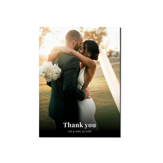 Classic Fade Thank You Portrait