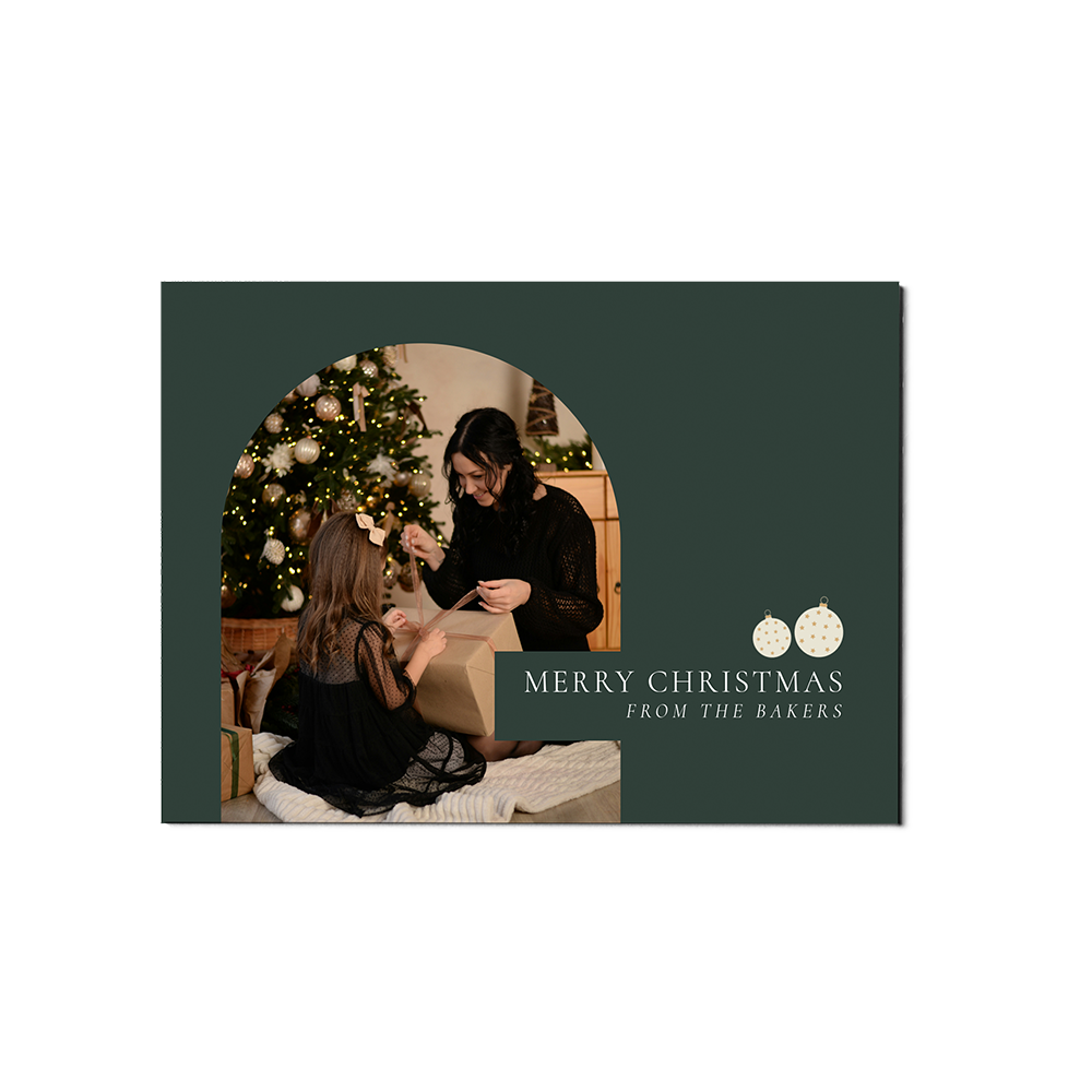 Green Arch Christmas Landscape