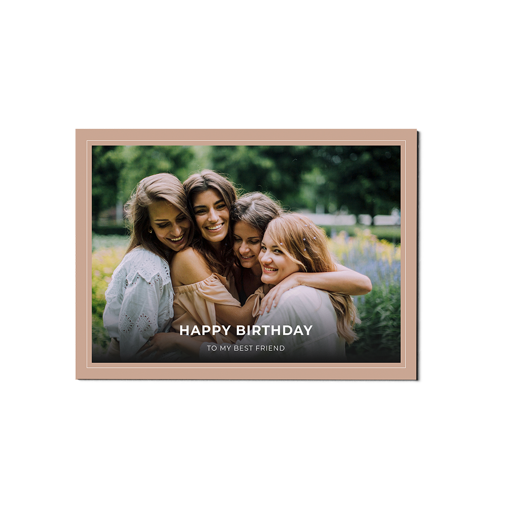 Pink Frame Birthday Landscape