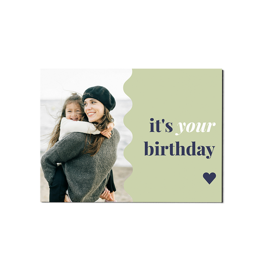 Green Wave Birthday Landscape