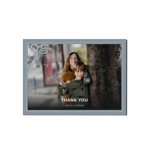 Blue Frame Thank You Landscape