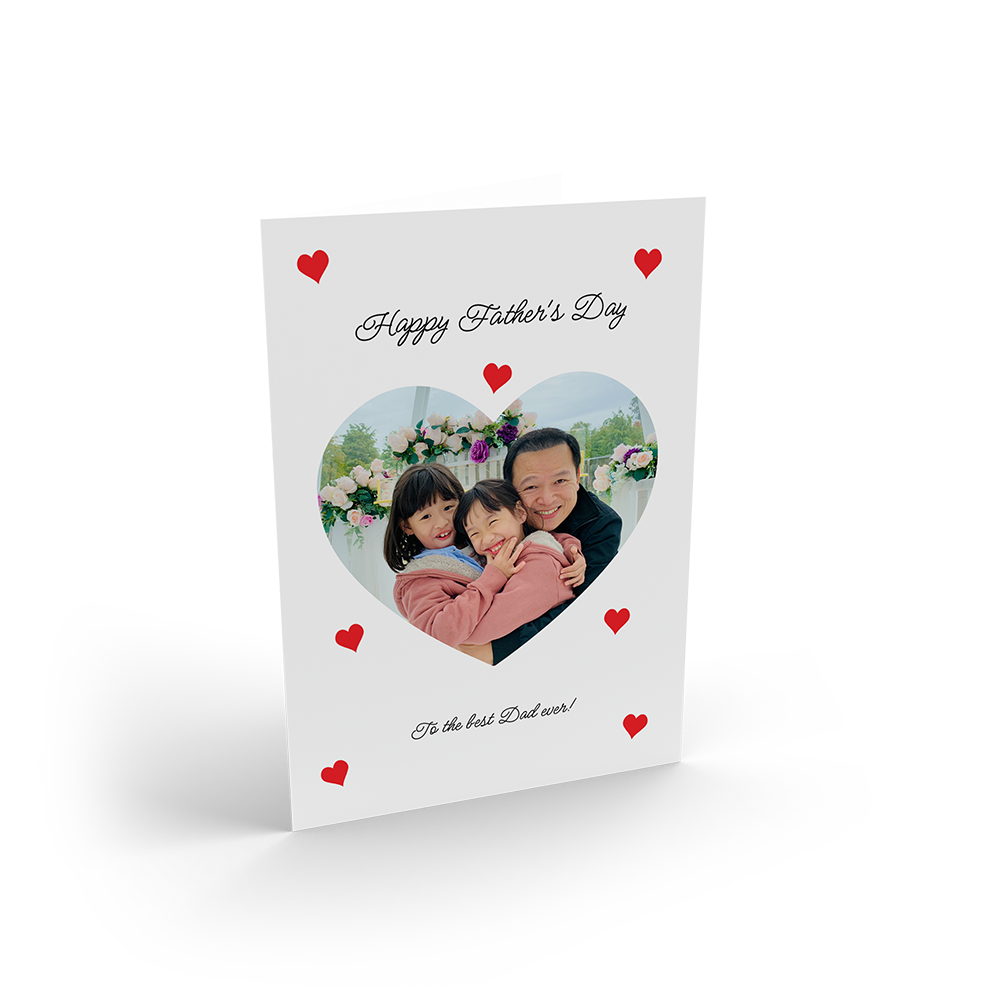 Little Hearts Fathers Day Portrait