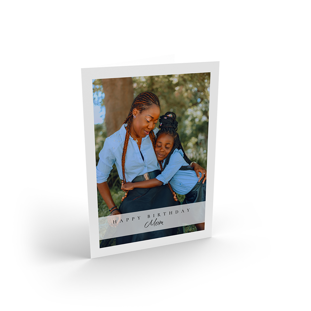 Modern Banner Birthday Portrait