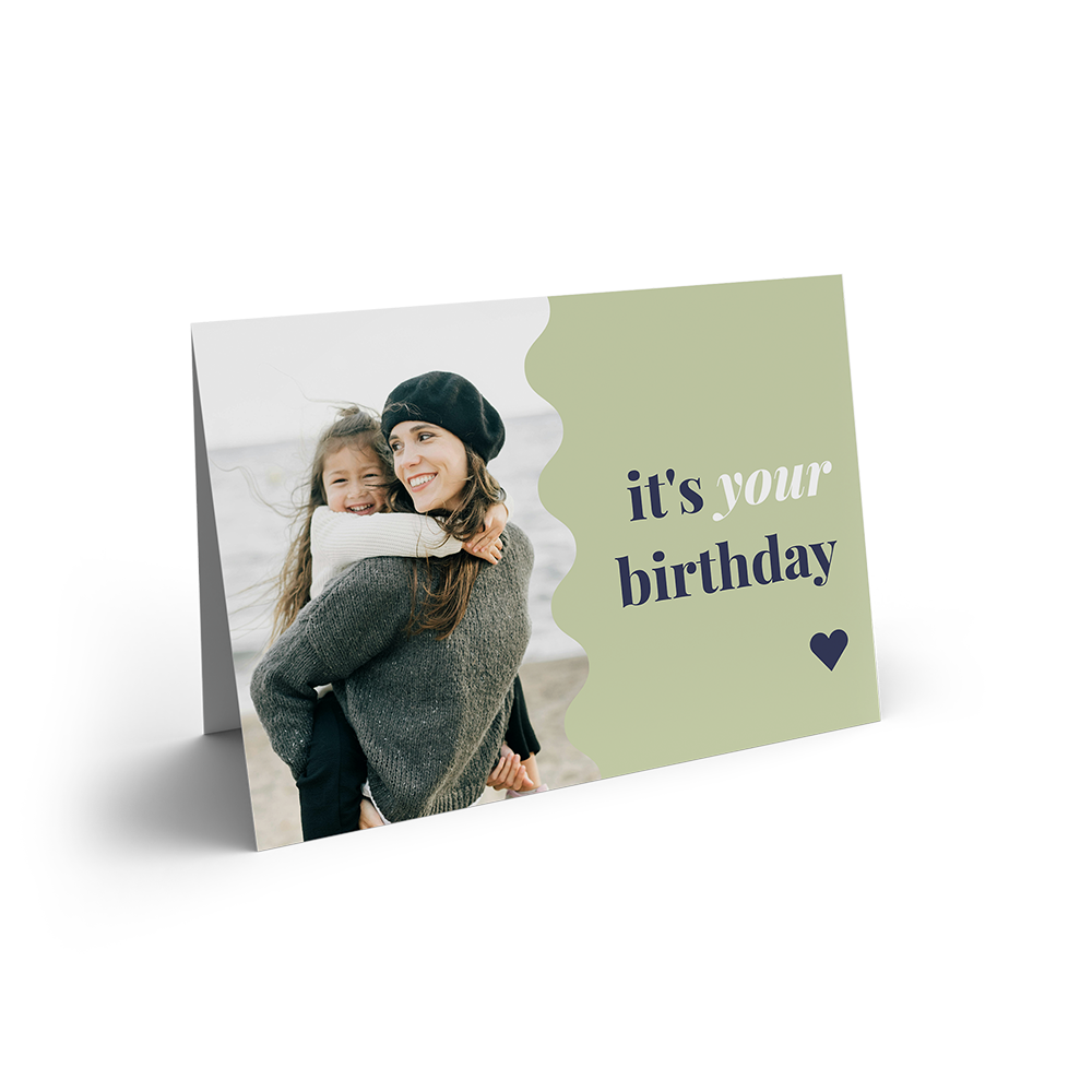 Green Wave Birthday Landscape