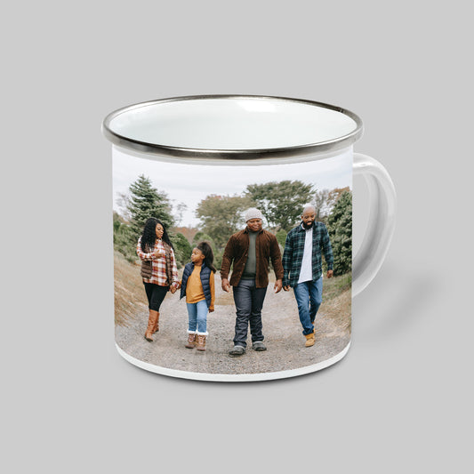12oz Enamel Campfire Mug