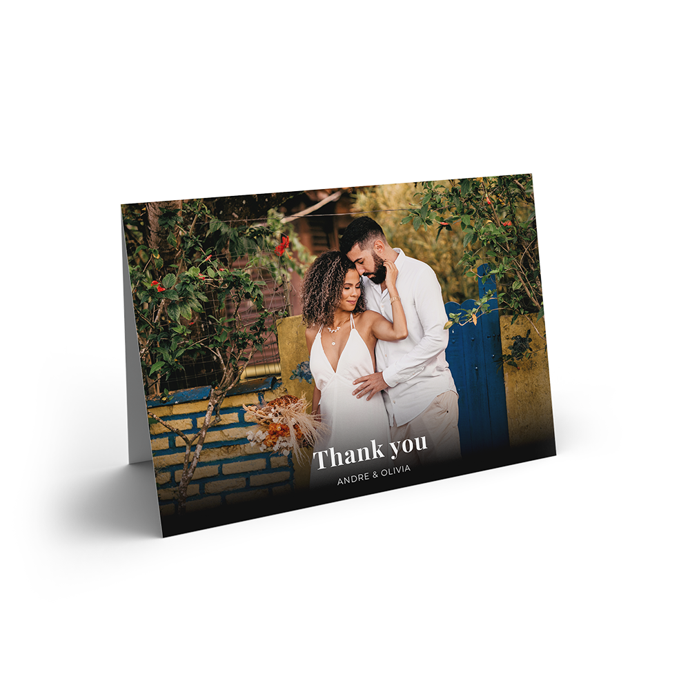 Classic Fade Thank You Landscape