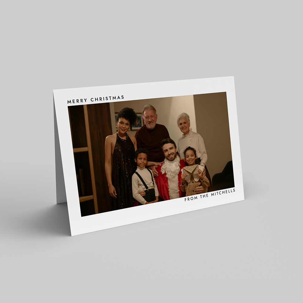 White Simple Christmas Landscape