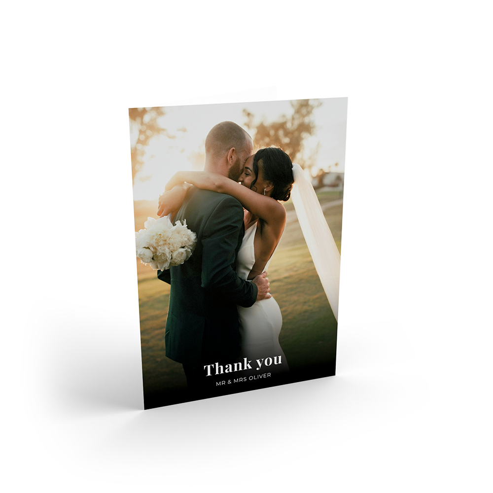 Classic Fade Thank You Portrait